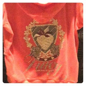 Juicy bling logo Zip up hoodie cutest!